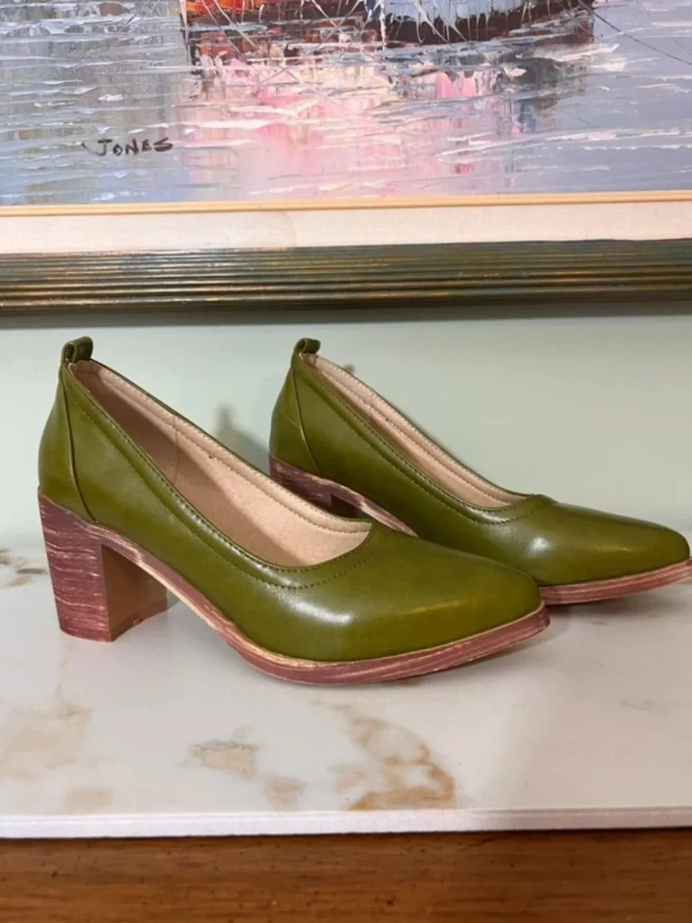 Beautiful green block heals